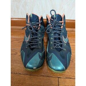 2013 Nike Lebron 11 XI Akron Vs Miami Men’s Basketball Shoes 616175-400 SZ 13